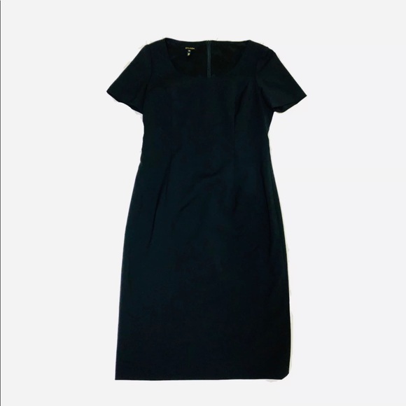 ESCADA Women’s Solid Black A Line Dress 36 - Picture 1 of 7